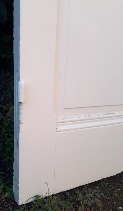 Pair of doors 218,5x92,5cm old closet