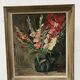 Oil on isorel "the bouquet of gladioli" signed p. arata 20th century