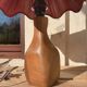 Pied de lampe design brutaliste Richard Lecompte