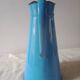 Old broc in blue enamelled sheet metal