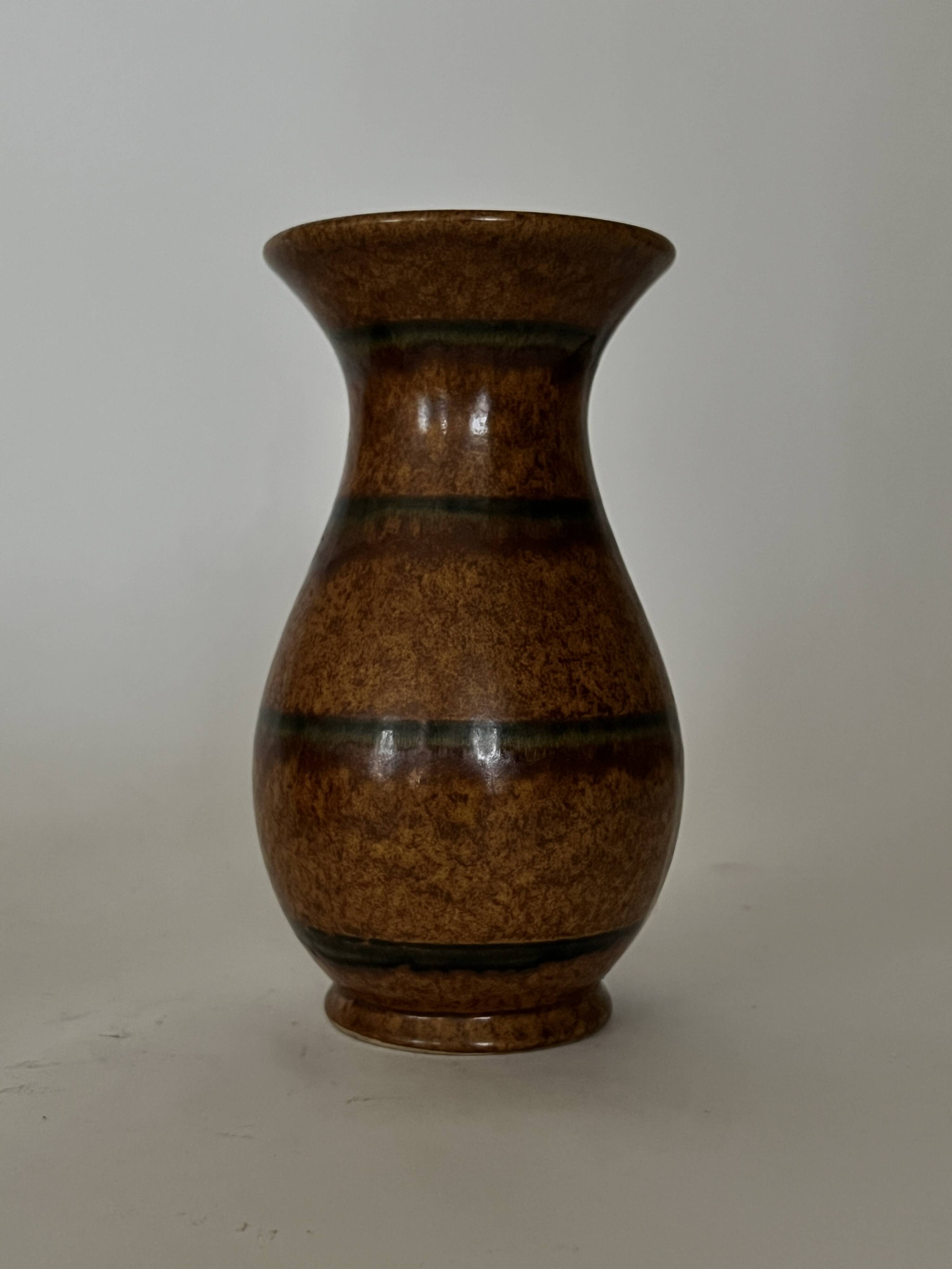 West German ceramic vase, German design 1970