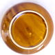 Polish ochre ceramic salad bowl