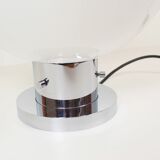 Table lamp in opaline glass by Glashutte Limburg