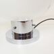 Lampe de table en verre opalin par Glashutte Limburg
