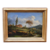 Antique Painting  Animated Landscape Oil Painting on Wood Panel