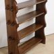 Vintage brutalist solid wood shelf - 1950