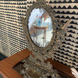 Psyche mirror in brass