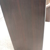 Pair of macassar art deco bedside tables