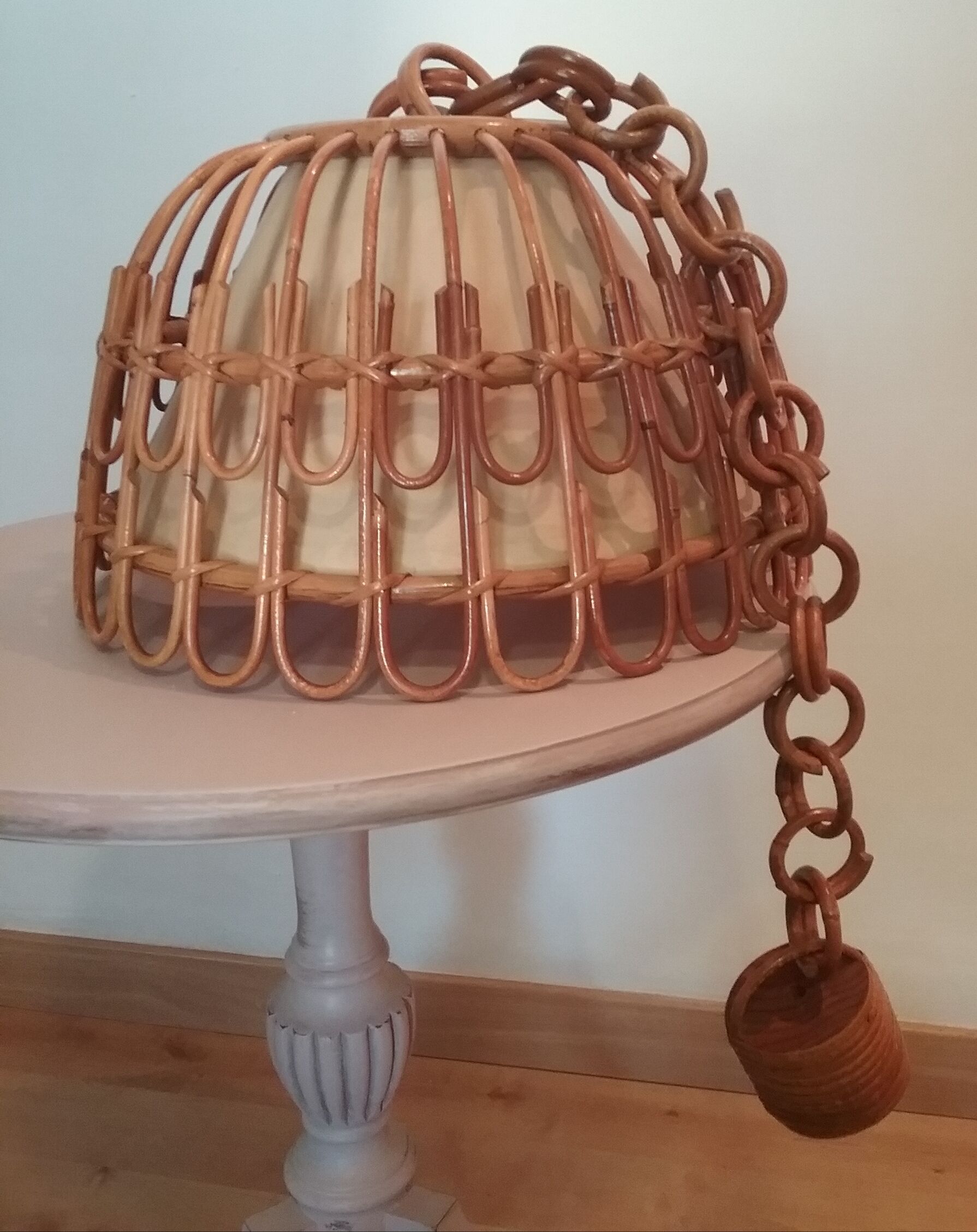 Vintage rattan hanging