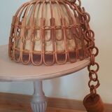 Vintage rattan hanging