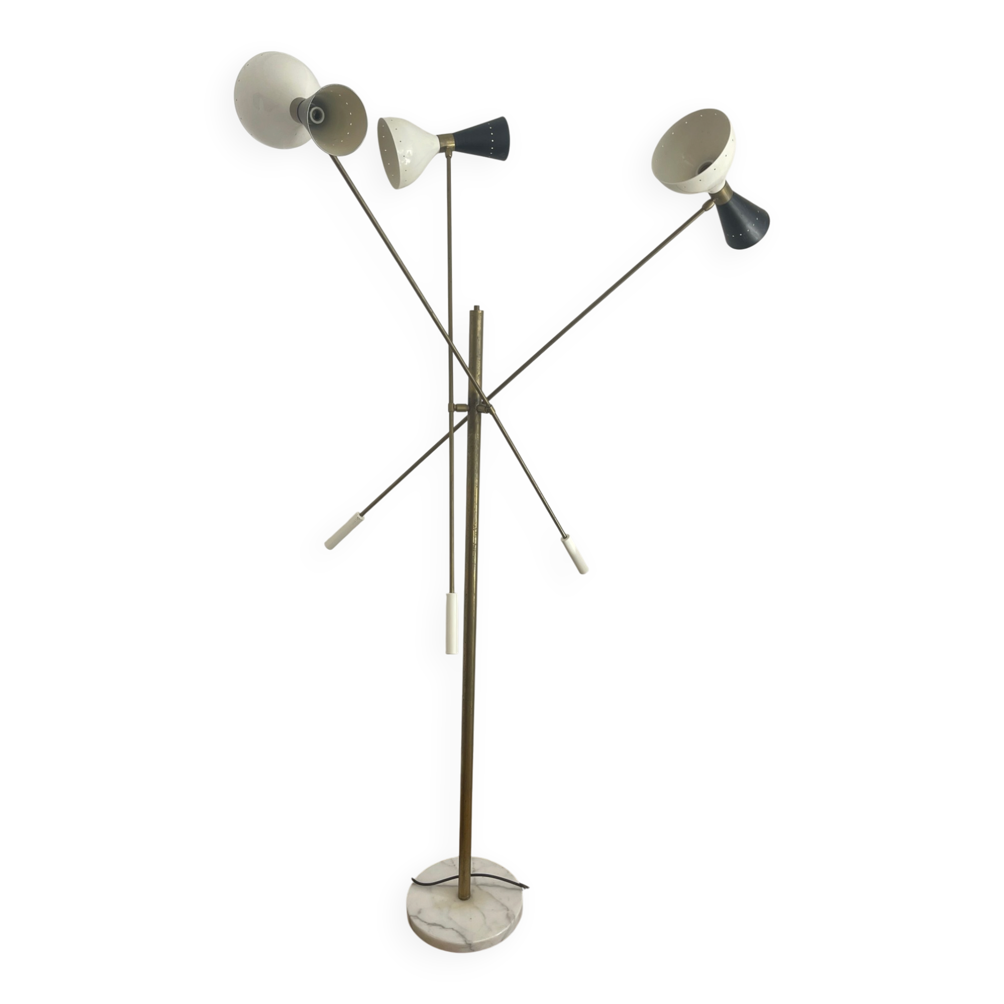 Lampadaire à 3 bras design italien