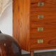 Danish teak commode Reoval – vintage design 1970s