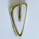 Mid Century Flexible Brass Glass Wall Light