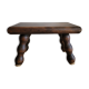 Tabouret avec pieds en bois tourné