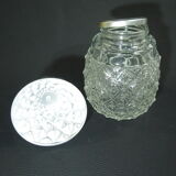 Pineapple and pear glass candy boxes