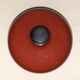 Vintage Japanese lacquered Bakelite top with 4 pieces