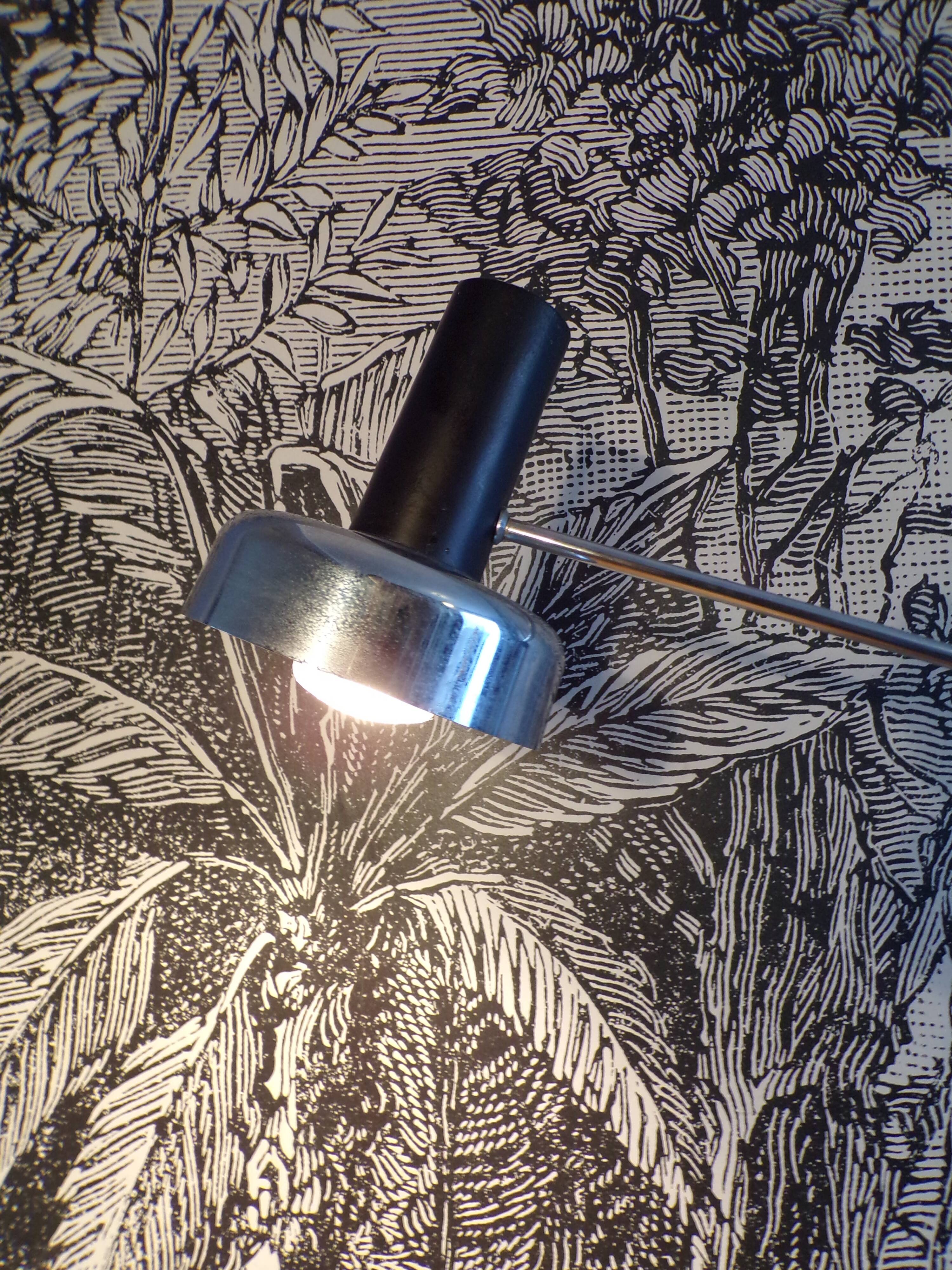German floor lamp 1970 with pendulum