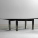 'Florian' coffee table in steel by Carlo Scarpa