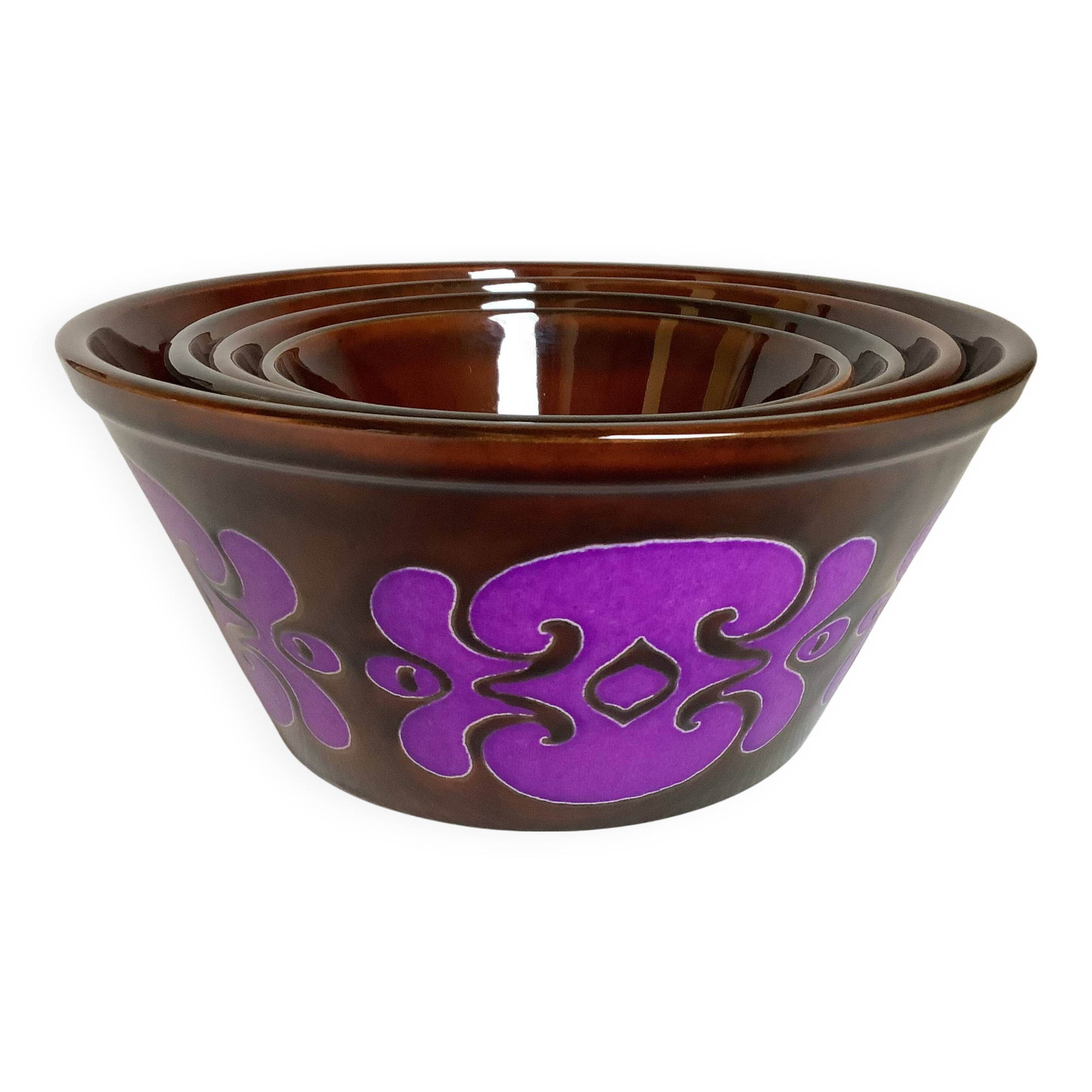 Four Schramberg Germany salad bowls