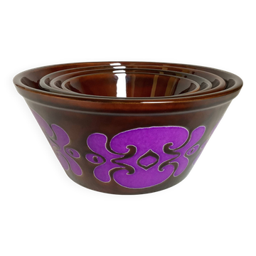 Four Schramberg Germany salad bowls