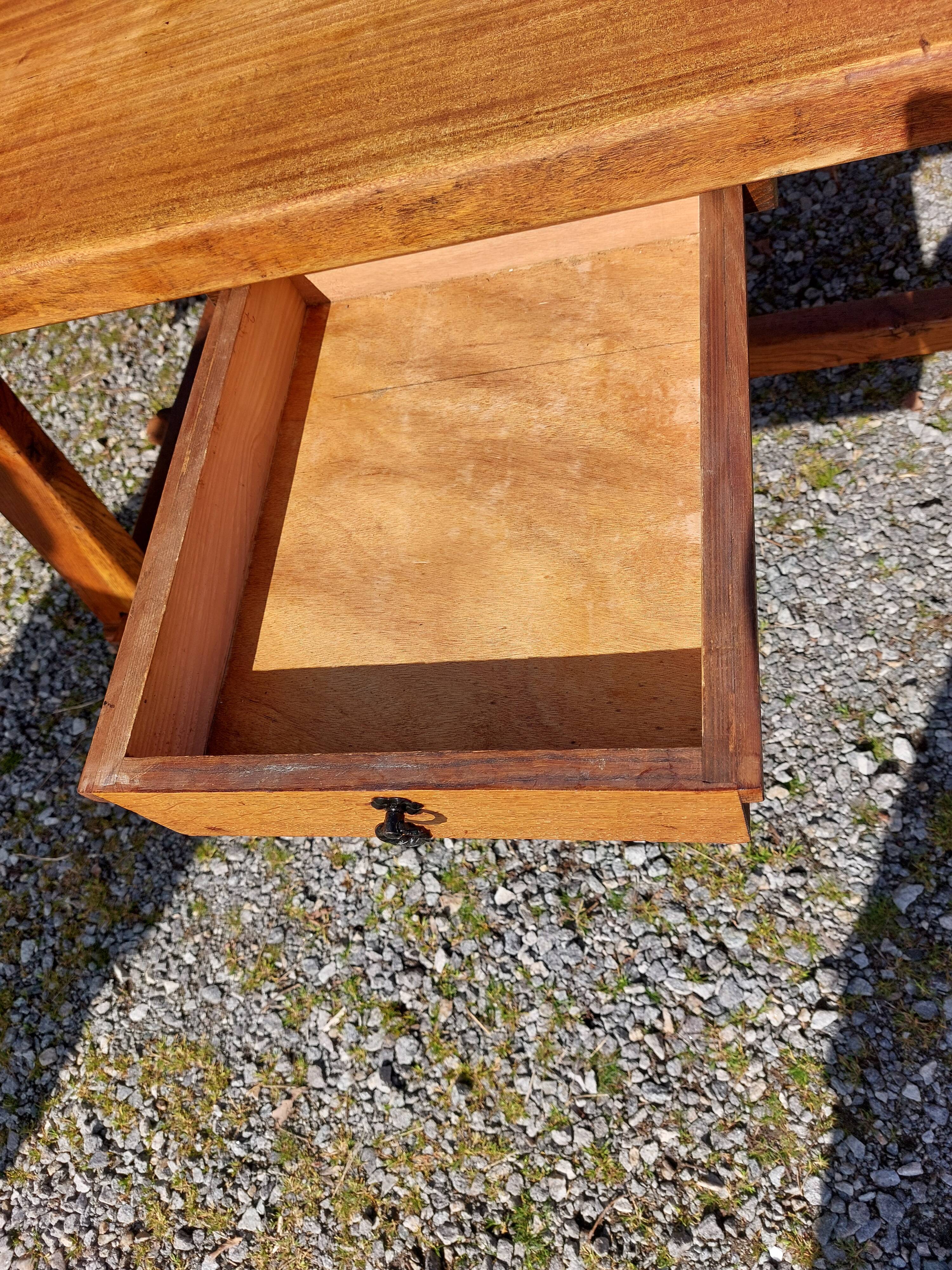 farm table with extensions, solid wood