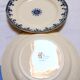 Assortment of 6 old blue flat plates