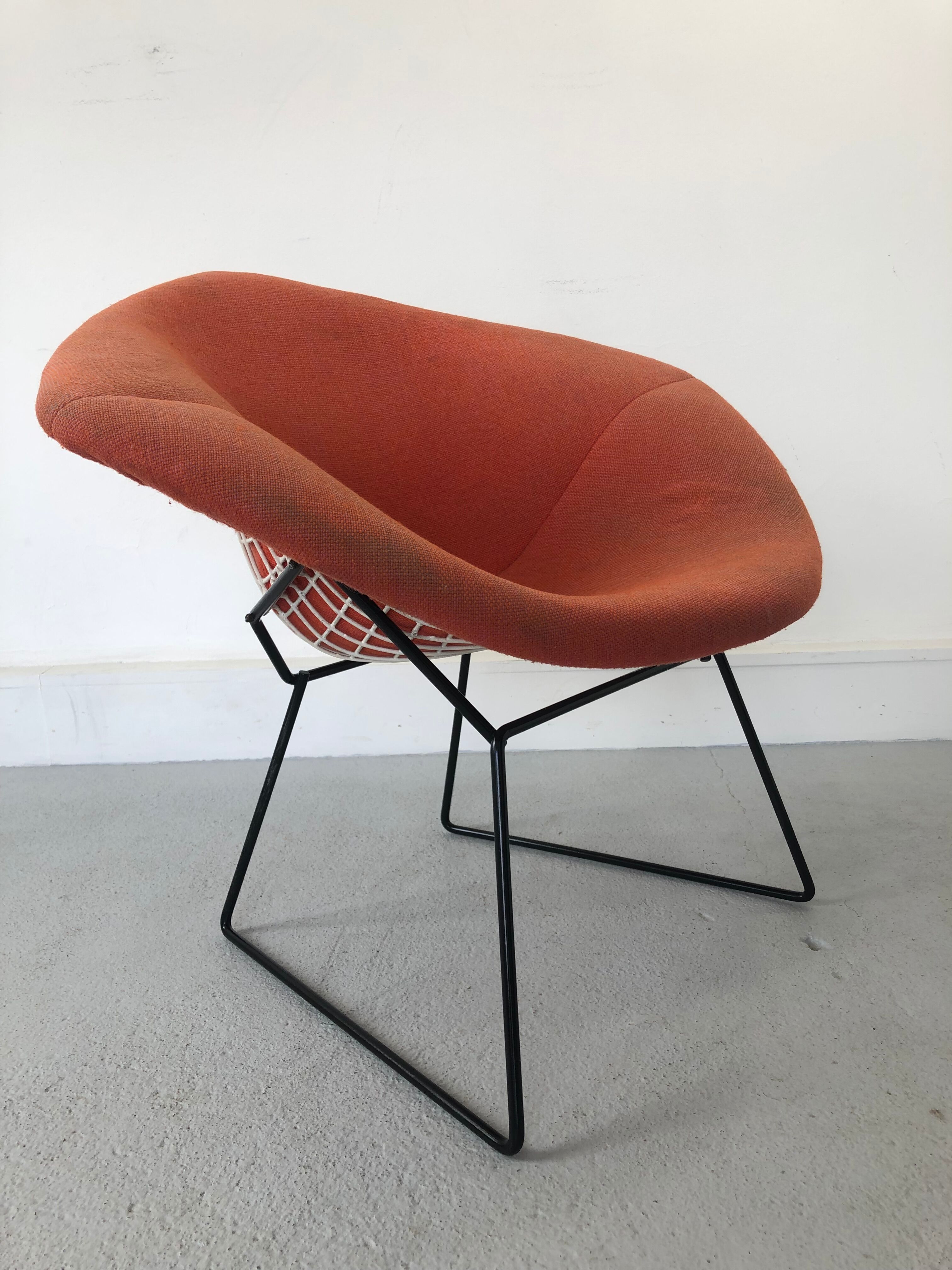 Vintage Diamond 421 Lounge Chair by Harry Bertoia for Knoll International