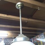 Pendant lamp with opaline ball