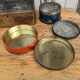 Vintage metal boxes