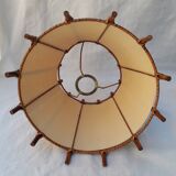 Rattan lampshade
