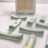 Set of 12 Raynaud porcelain cutlery rests Christian Tortu collection