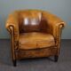 Fauteuil club en cuir de mouton