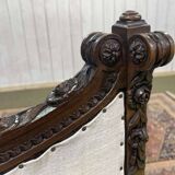 Walnut fireplace screen from the early 20th century