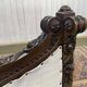 Walnut fireplace screen from the early 20th century