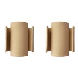 Set of 2 red TILE wall lights.