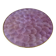 Purple mother-of-pearl trivet, Capiz from the Philippines, brass rim 1970.
