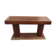 Vintage art deco wooden sofa end