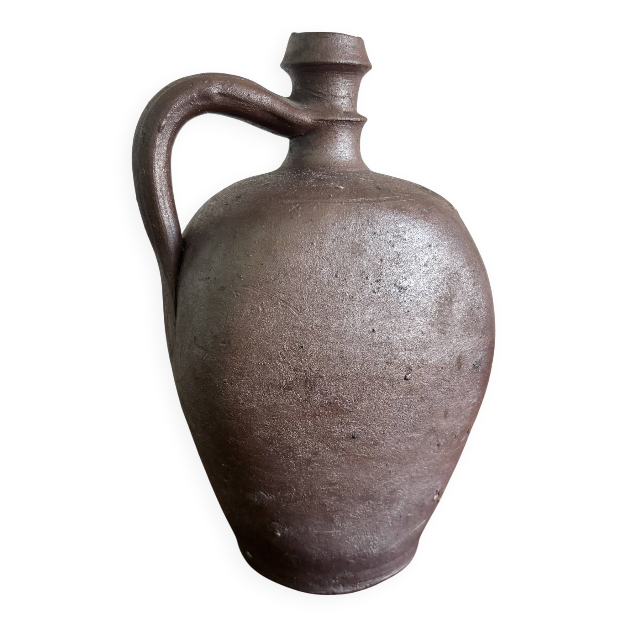 Old stoneware jug from Normandy