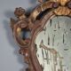 Small antique mirrors in carved and gilded wood, Italy, 20th century.