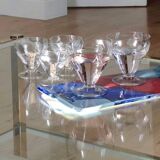 Art Deco glassware service, 21 pieces.