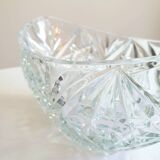 Large Bohemian crystal bowl, 1960s