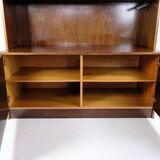Bookcase With light Display Made In Rosewood, Danish Design From 1960s