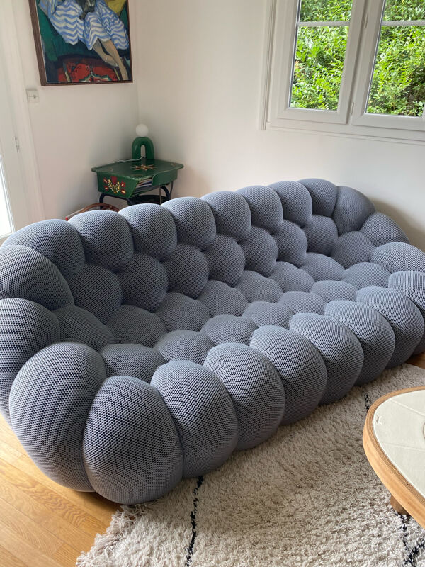 Canapé roche bobois Bubble gris parfait état