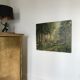 Tableau signé La forêt verte