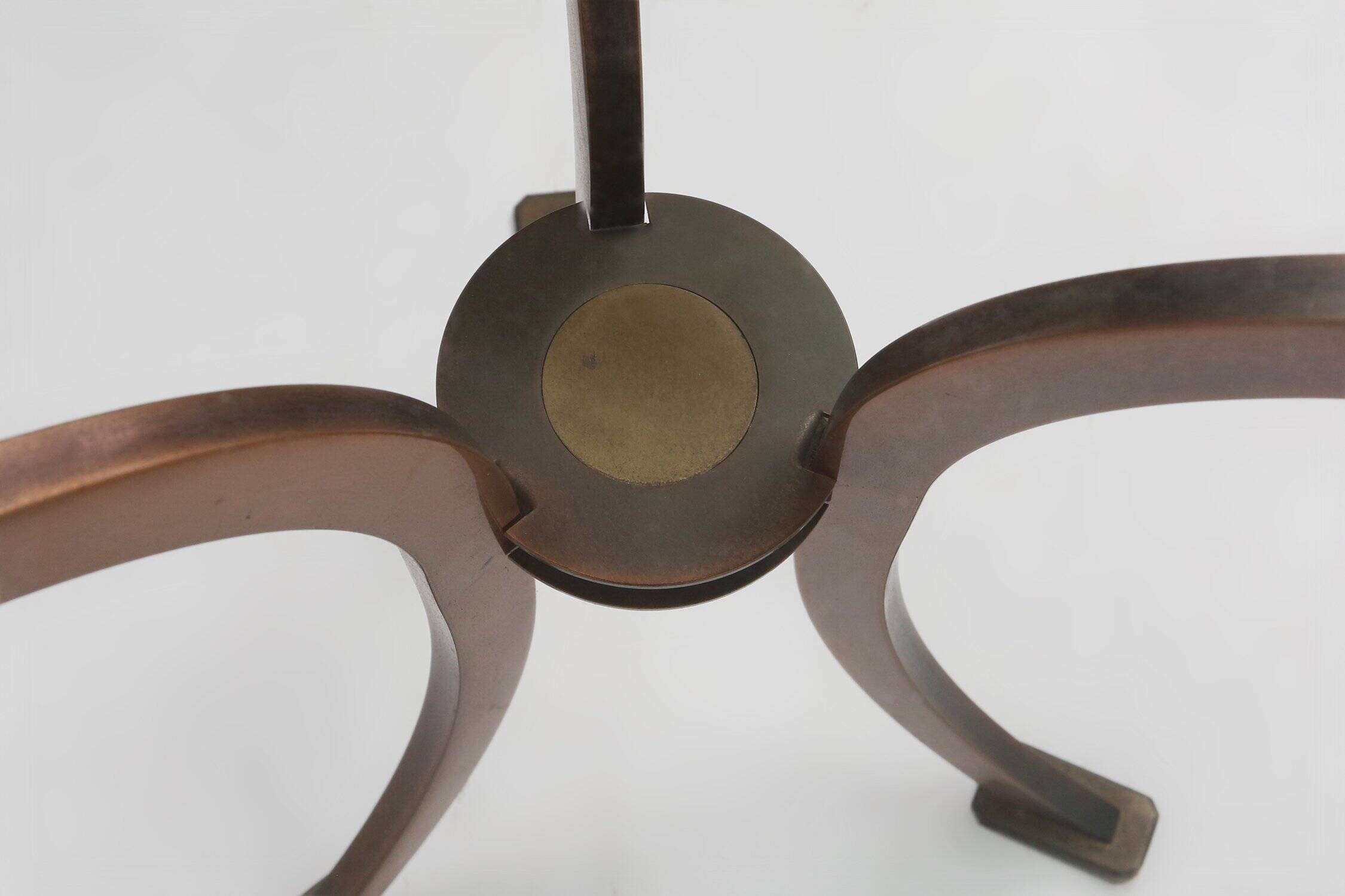 Hollywood Regency Side Table from Belgo Chrom, Belgium, 1980s
