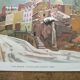 Engraving Yves Brayer, Rue Saint-Vincent, Paris