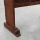 17th‑Century French Art Populaire Chestnut Cabinet with Gabled Top
