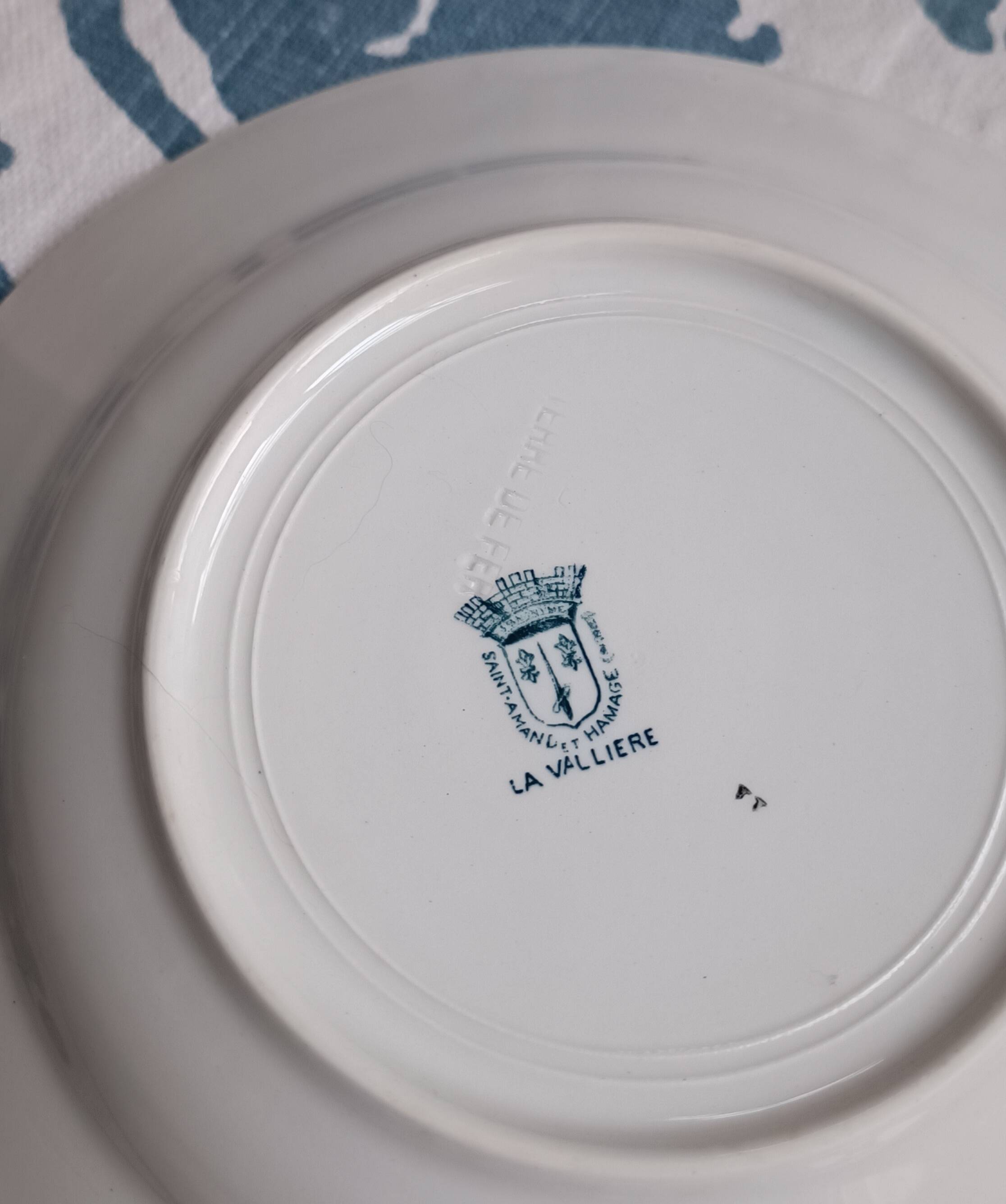 5 deep plates from Saint Amand ironstone