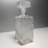 Cut glass whiskey decanter - 1980s