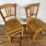 Wooden chair Bistrot Retro bohemian vintage brasserie Lutherma